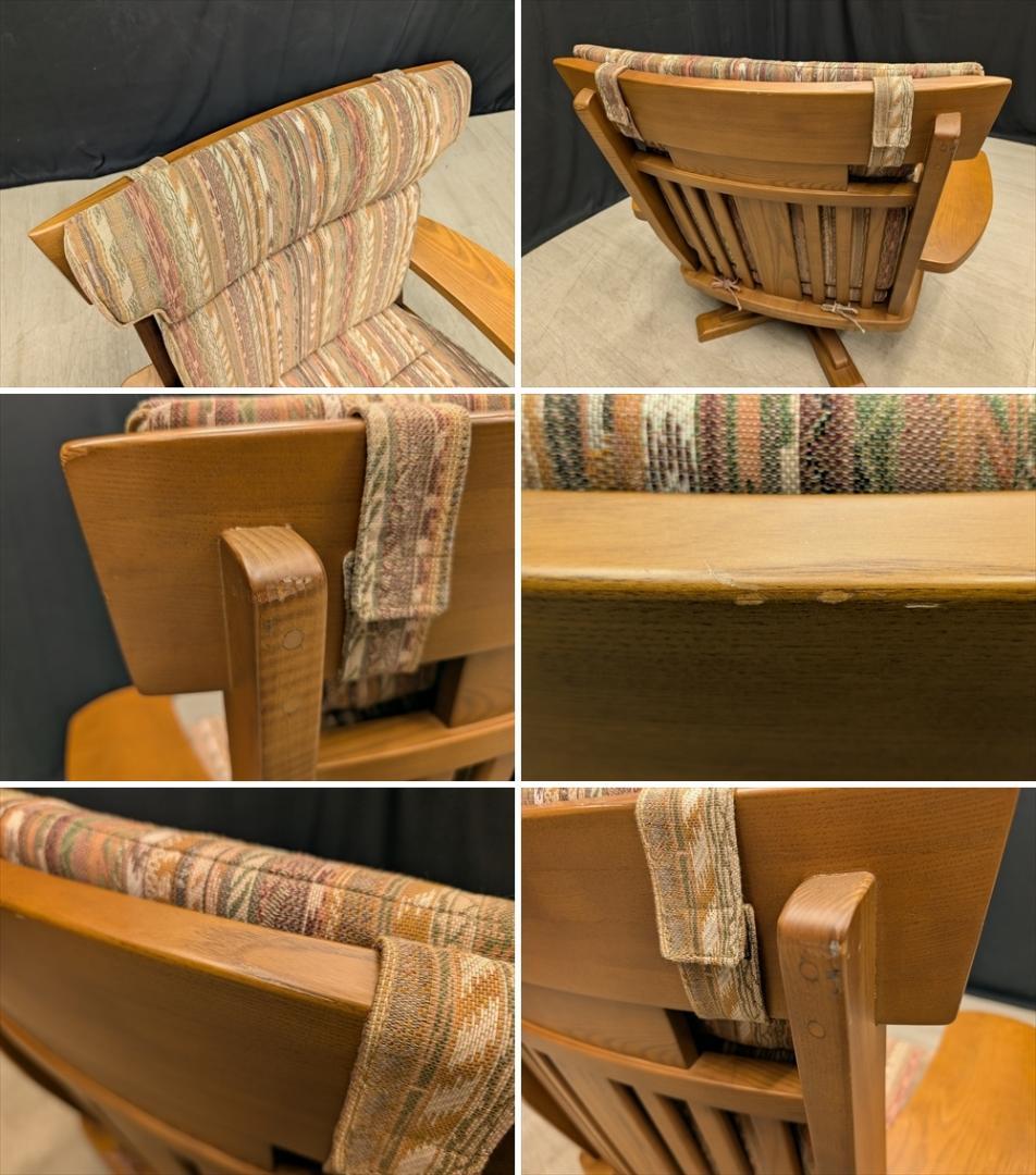 イーストウッド　回転式　アームチェア　一人掛け　シングルソファ　1P　チェア　A