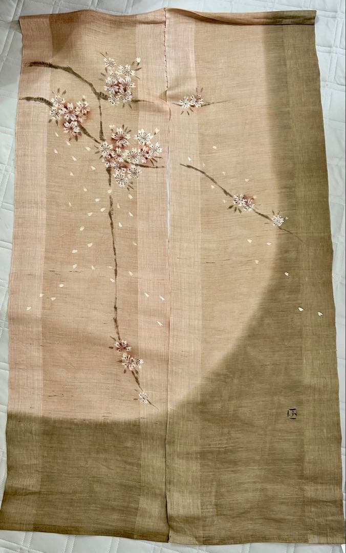 しだれ桜の暖簾