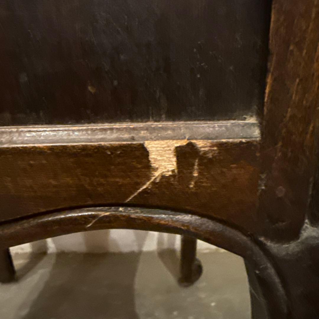 年末年始saleヴィンテージ　木製サイドテーブル　扉収納付き