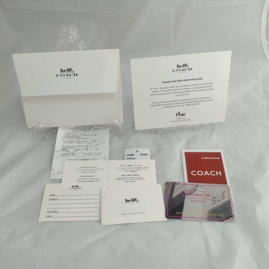 【新品未使用品】COACHリュックサック バックパック シグネチャー CA439