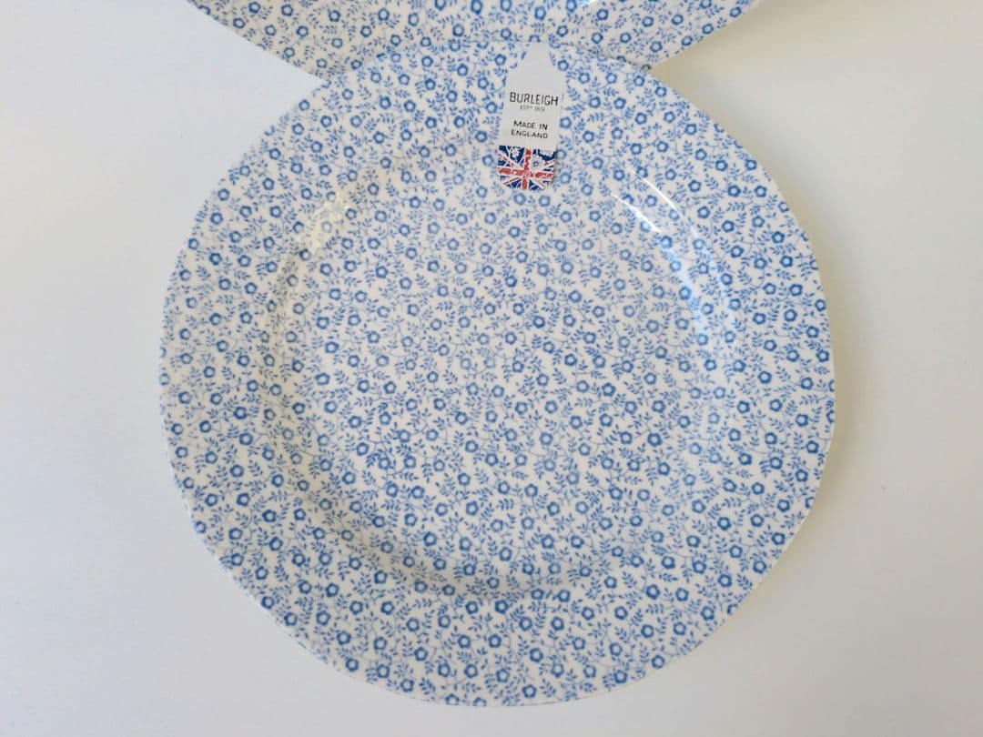 バーレイ　ブルーフェリシティ　プレート　21.5cm２枚