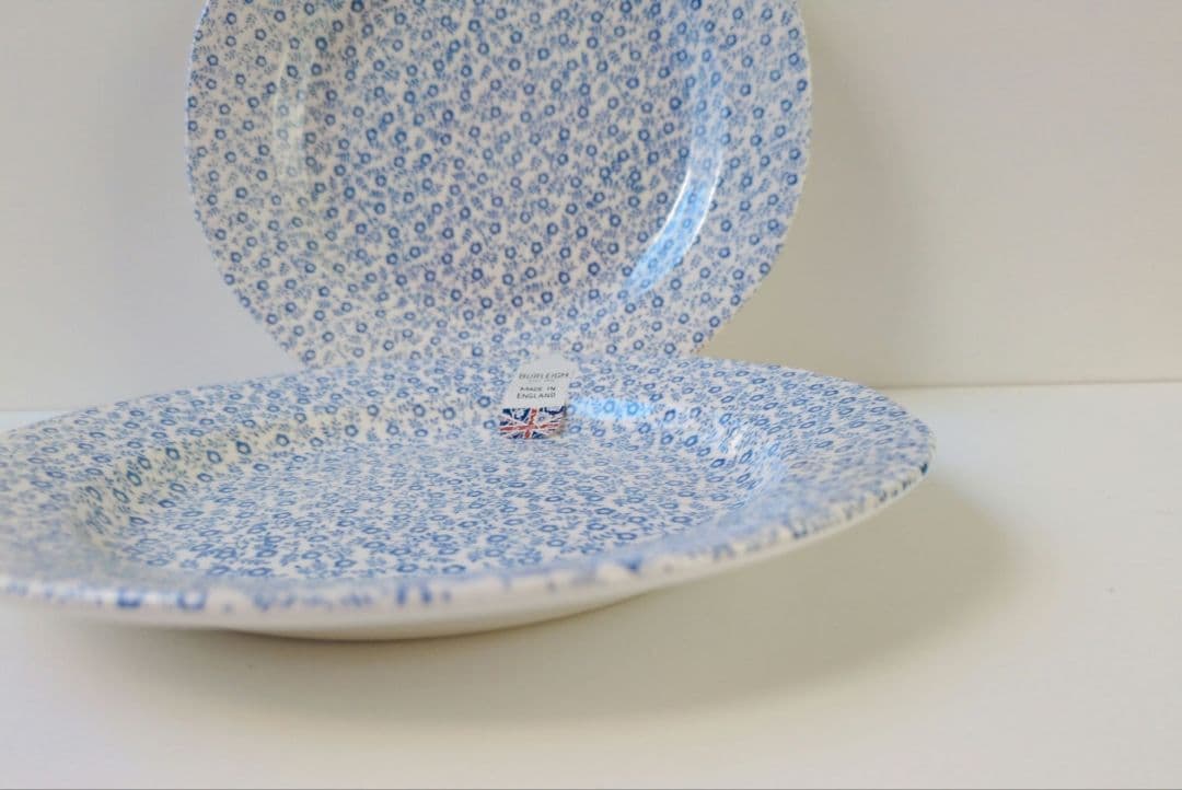 バーレイ　ブルーフェリシティ　プレート　21.5cm２枚