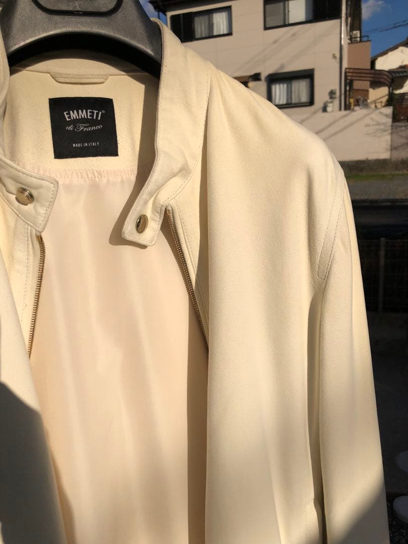 ☆こばやん007☆ エンメティJack（ジャック）白スエード サイズ50