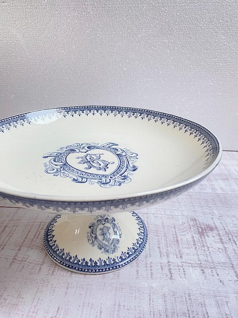 フランス アンティーク エンブレム トランスファー コンポティエ