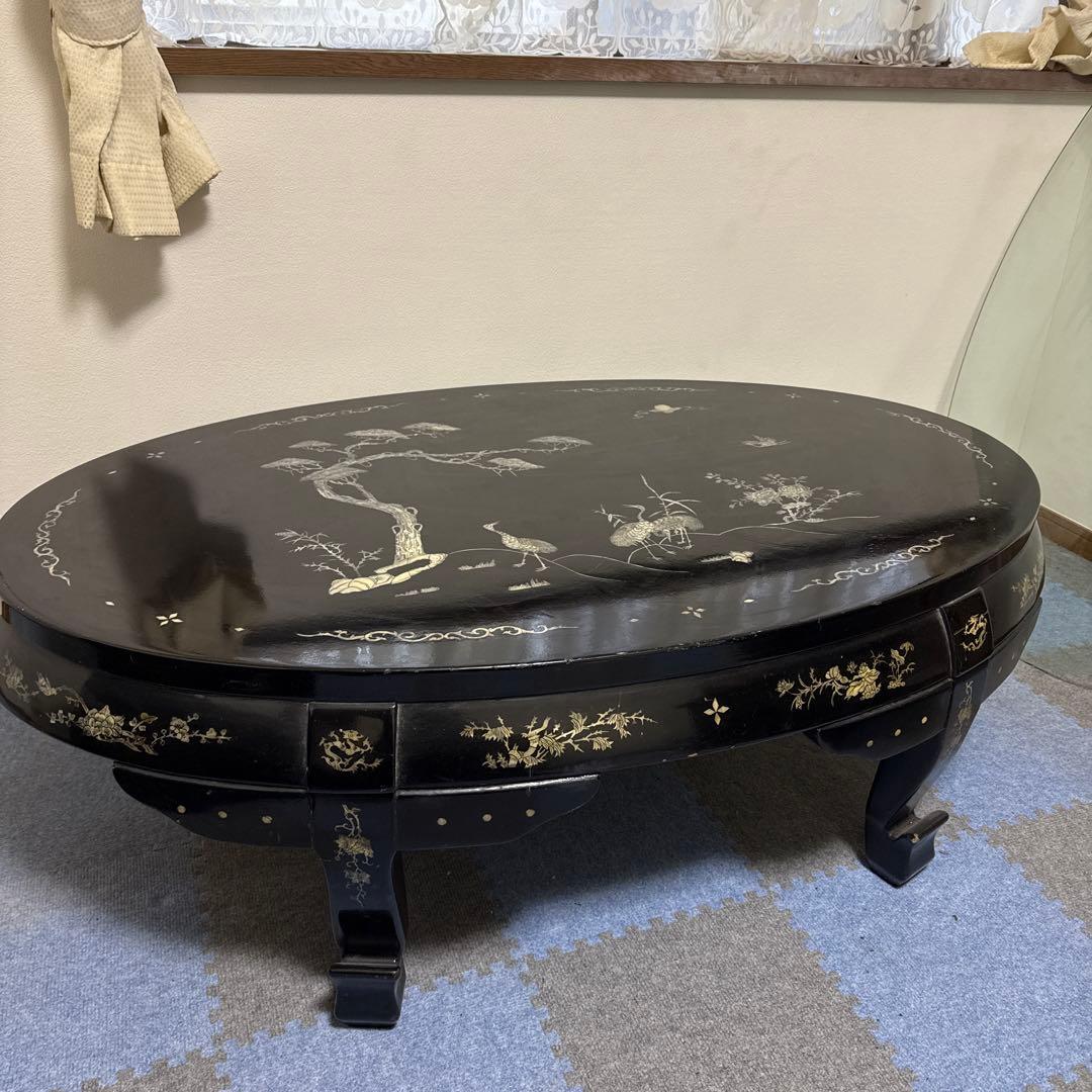 螺鈿　ローテーブル