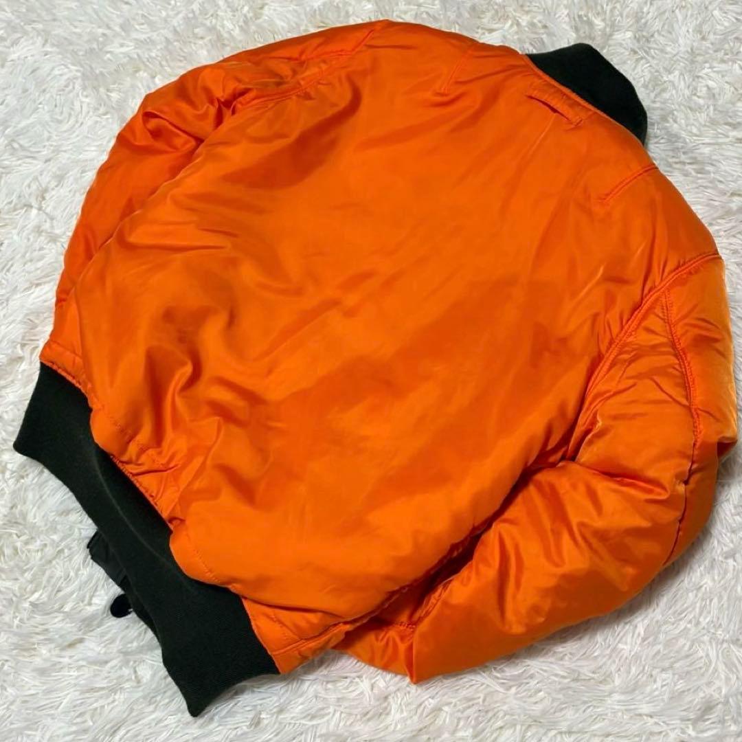 90s ALPHA INDUSTRIES MA-1 フライトジャケット　カーキ