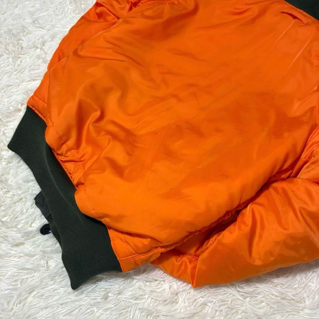 90s ALPHA INDUSTRIES MA-1 フライトジャケット　カーキ