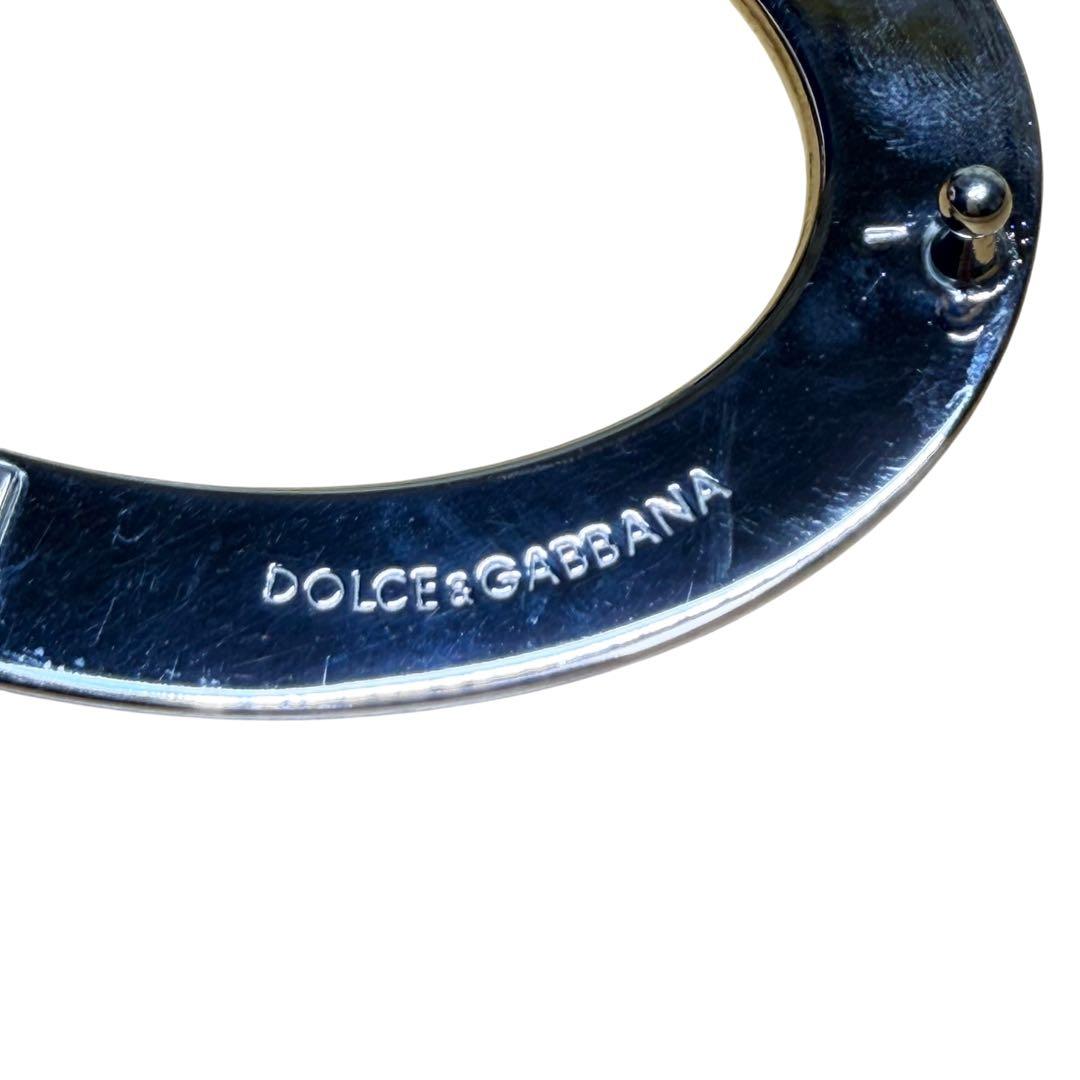 D&G ドルチェアンドガッバーナ ベルト　メンズ　ブラウン　シルバーバックル