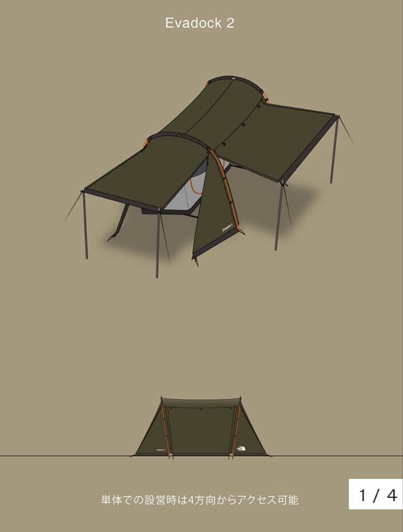 新品 THE NORTH FACE エバドック2 NV22324 ノースフェイス