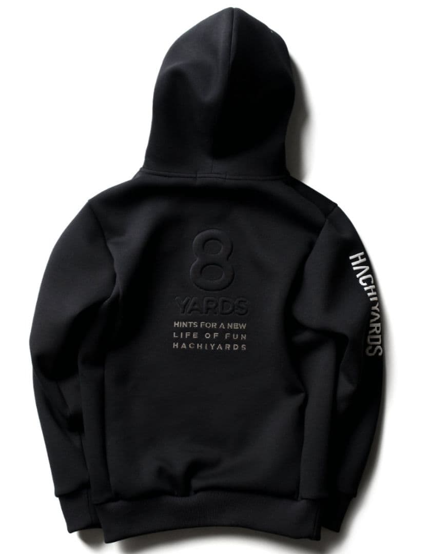 8yards ハチヤーズ フーディー ブラック Ｍ
