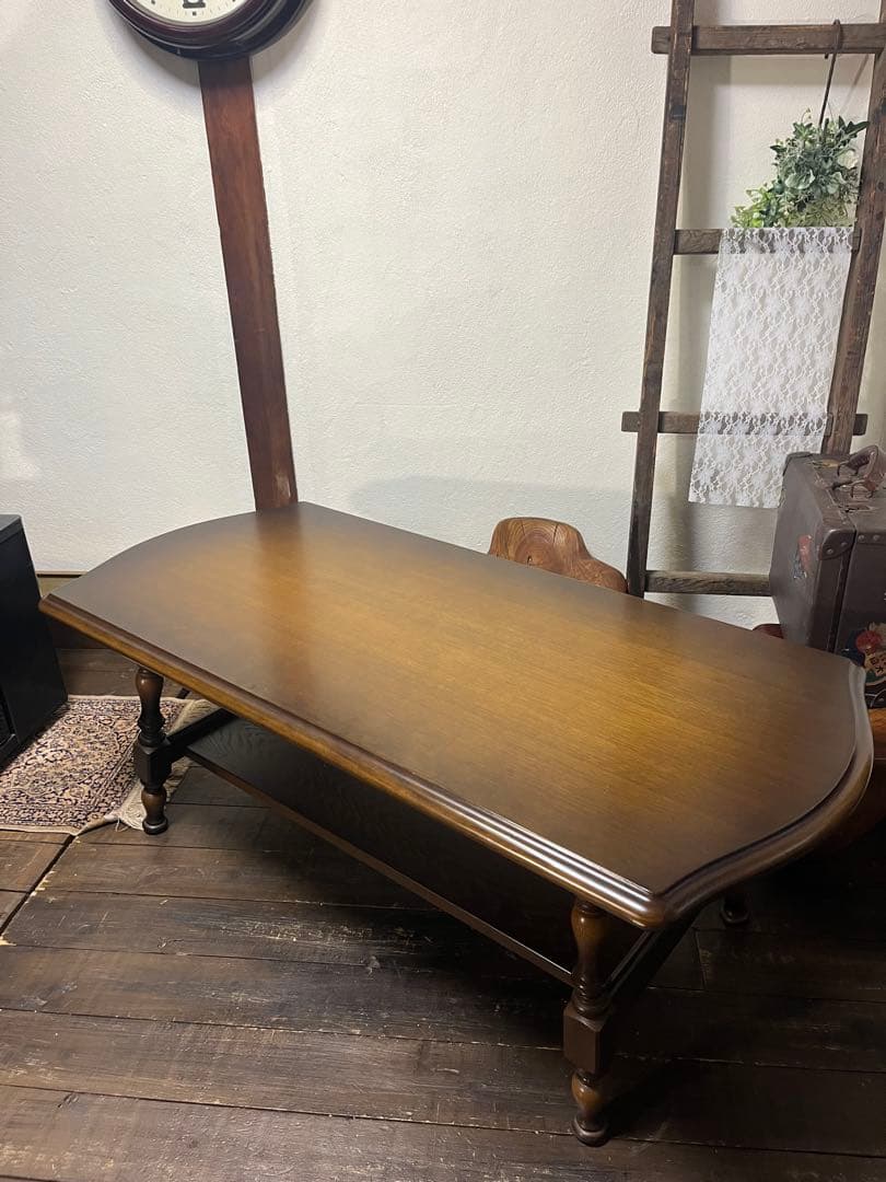 飛騨家具 キツツキ センターテーブル リビングテーブル ローテーブル オーク材