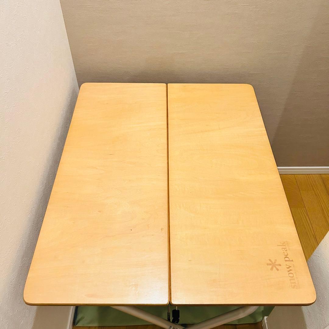 【希少廃盤品】 【最終価格】スノーピーク　ワンアクションテーブル　シナベニヤ天板