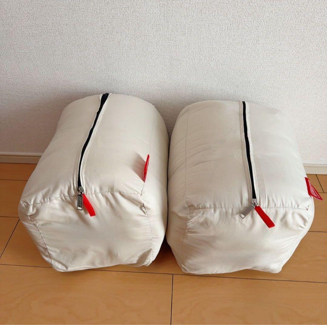 美品Coleman フリースアドベンチャー 2個セットホワイト チェック柄