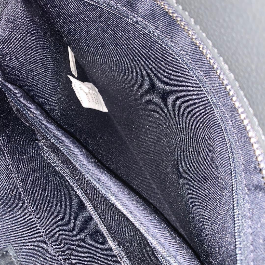 未使用級 SHIPS スマート レザー トートバッグ大容量 A4可 ダークグレー