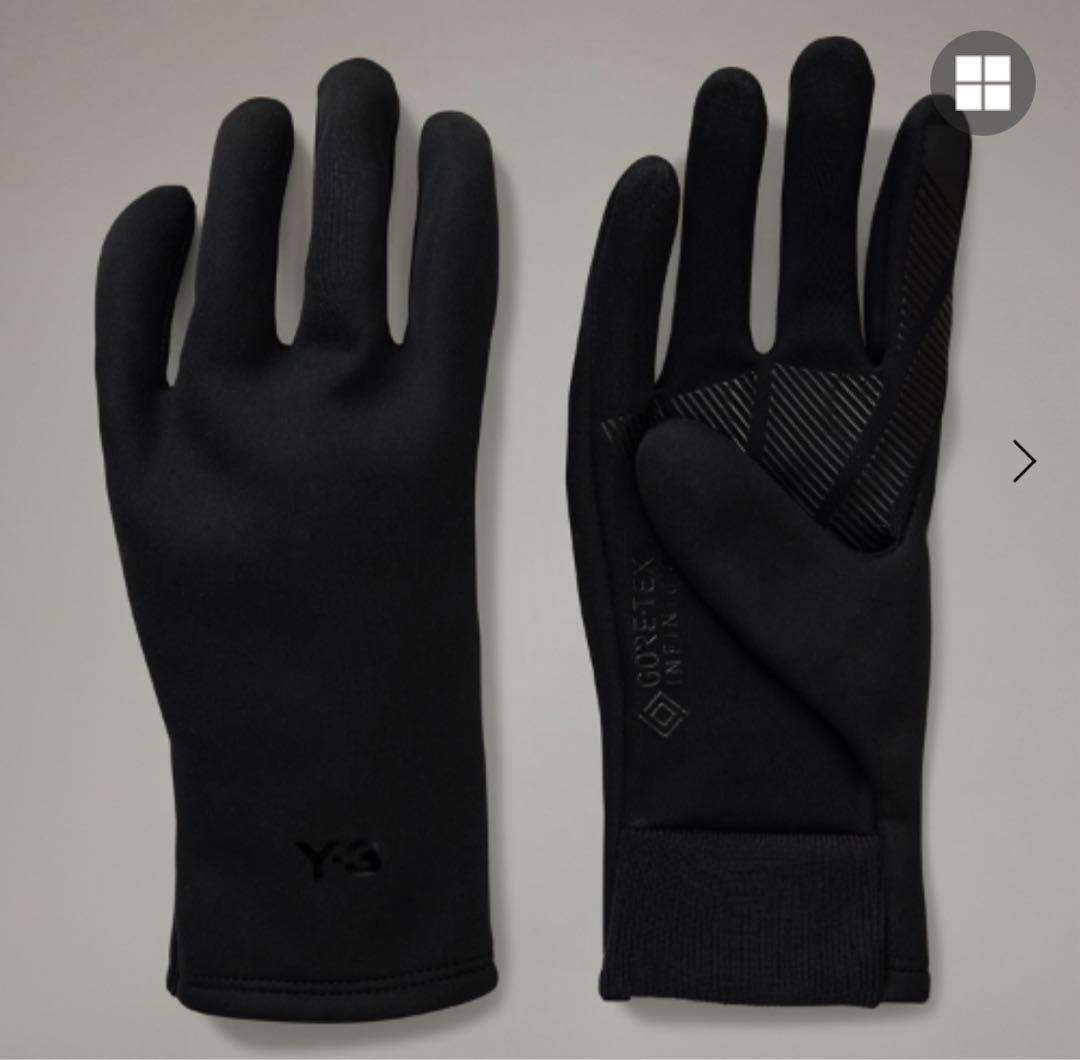 Y-3 GORE-TEX ブラック手袋 Y-3 GTX GLOVES