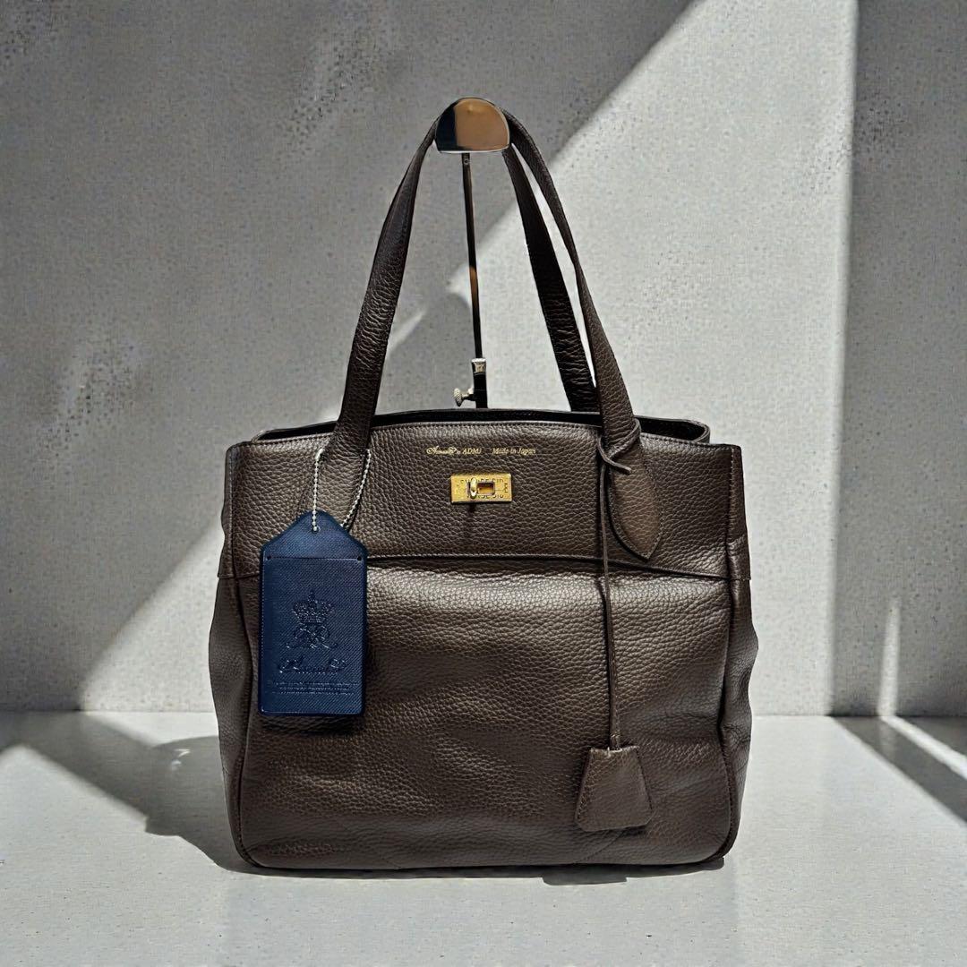 超美品✨A.D.M.J. トートバッグ　ショルダーバッグ　A4可能　肩がけ