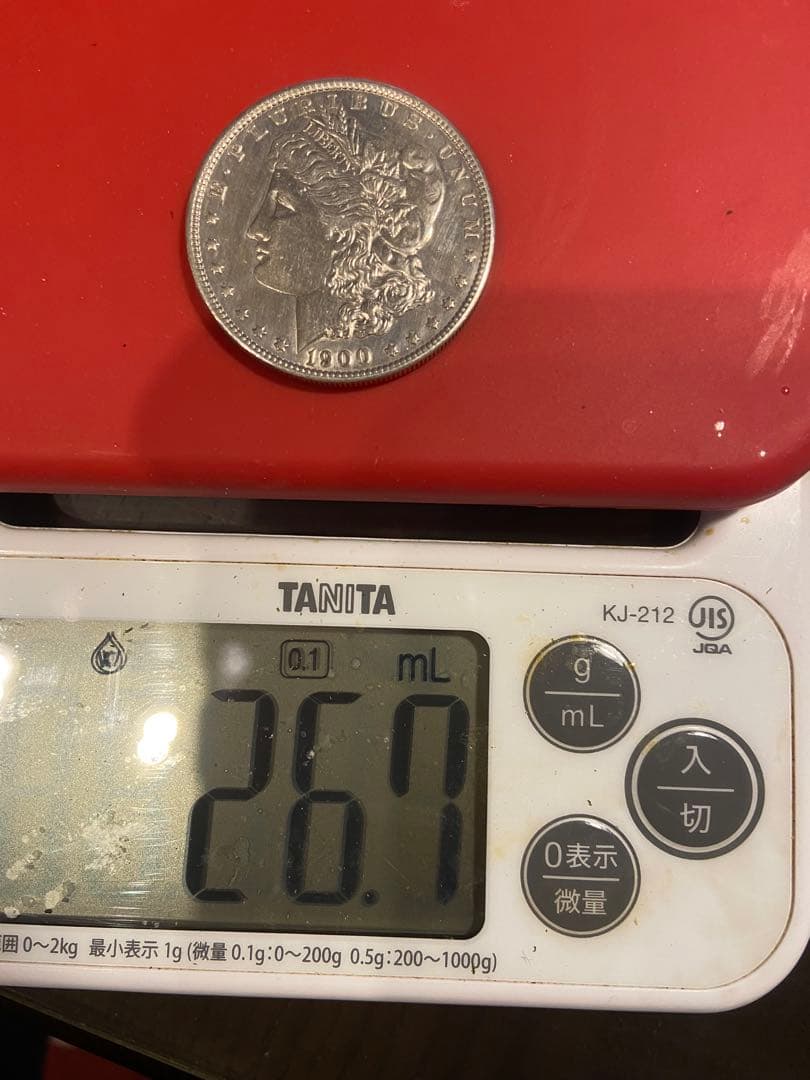 アメリカモルガンONE DOLLAR-銀貨 1900年製