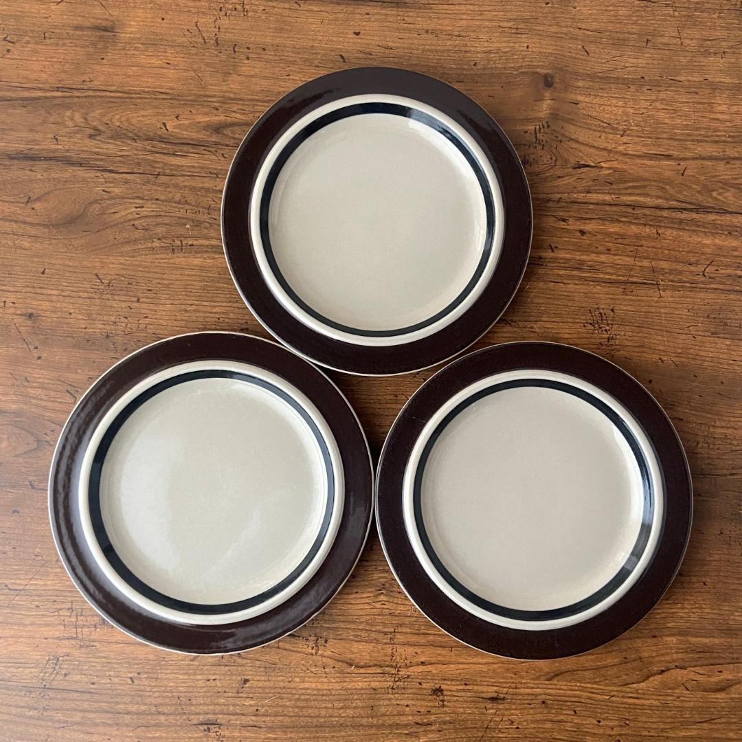 ◇日常使い◇ ARABIA Ruija Φ20 ヴィンテージ プレート3枚JKL