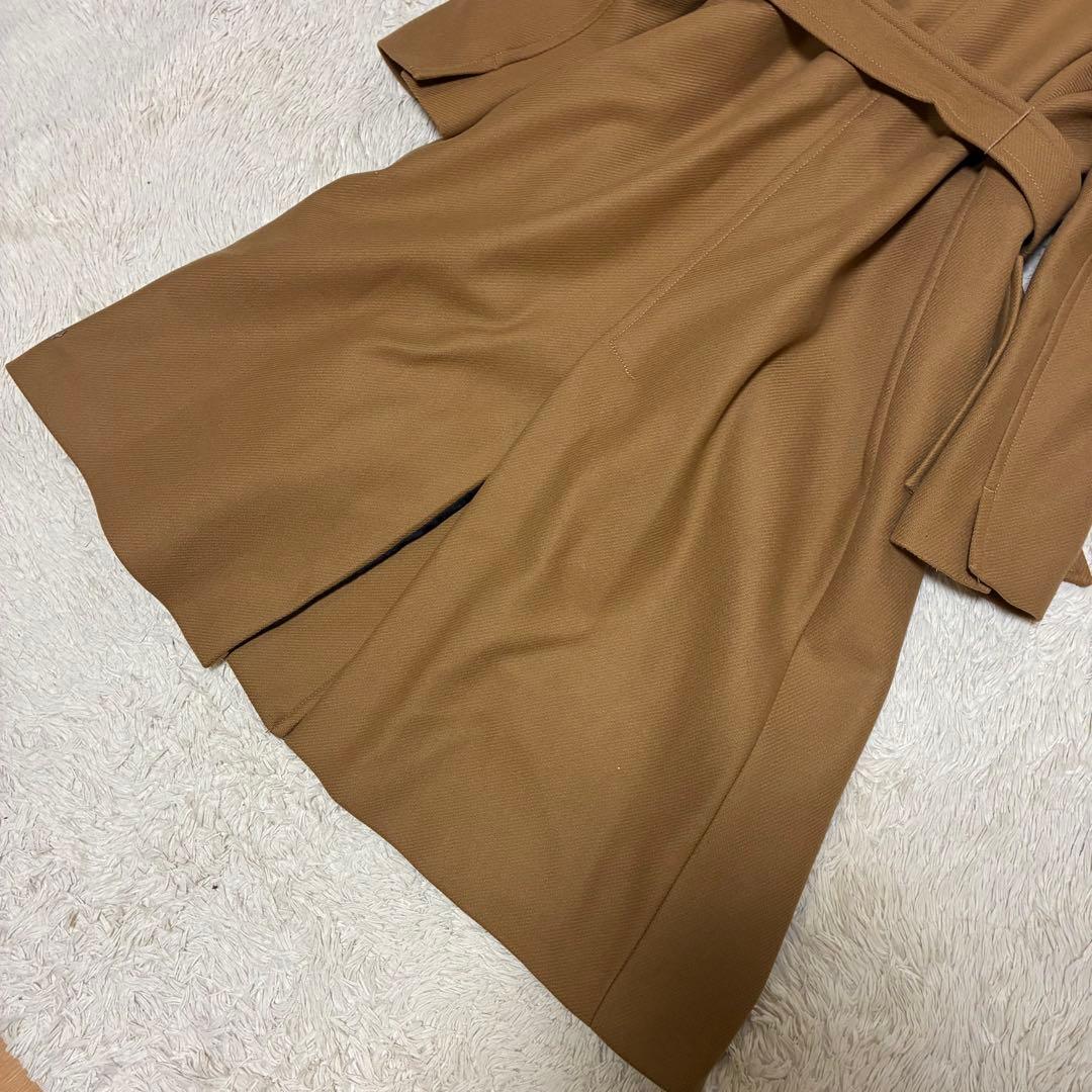 ZARA 美品 マンテコ ベルト キャメル ベージュ ロングコート