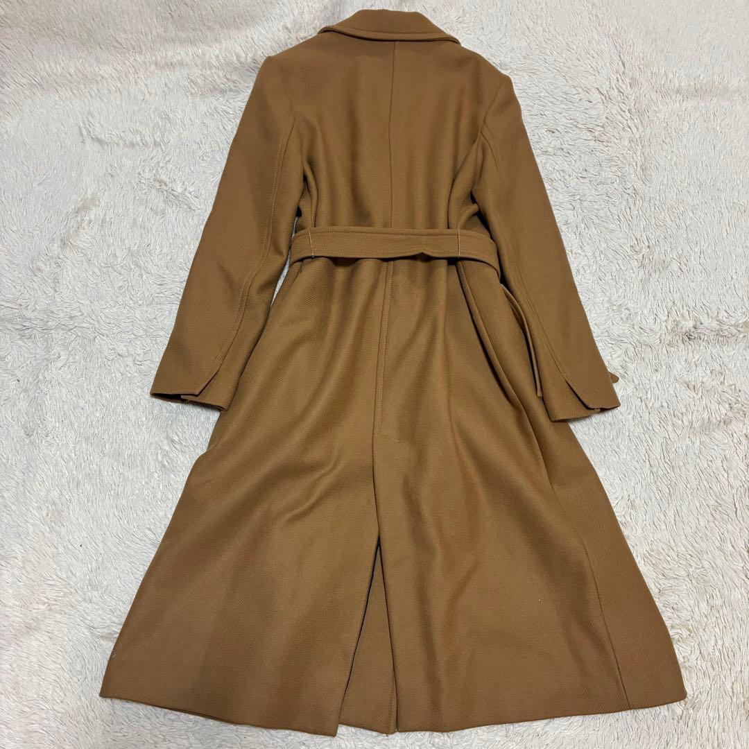 ZARA 美品 マンテコ ベルト キャメル ベージュ ロングコート