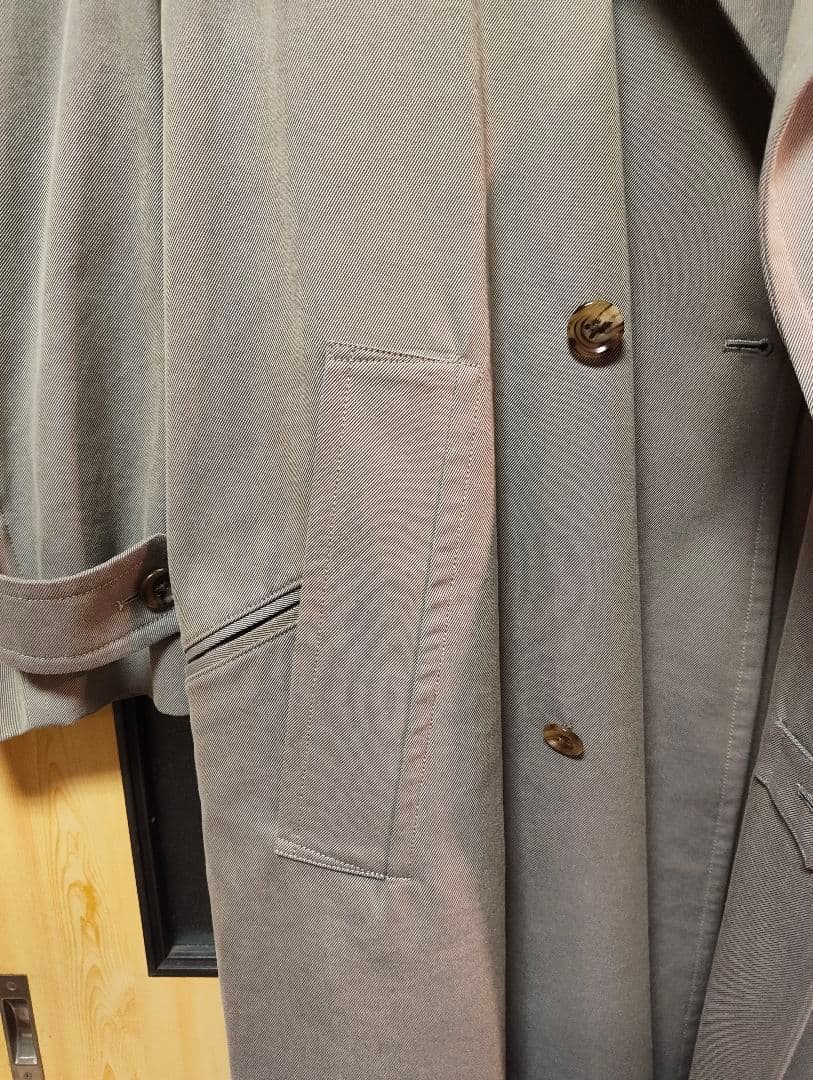 極美品 アルテリア 21 aw シャンブレー ギャバジンオーバーコート 3