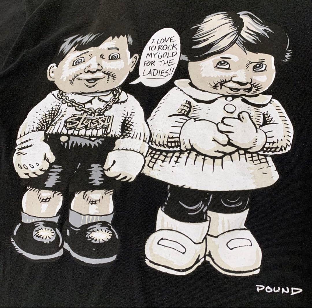 Stussy × POUND 限定コラボ キッズグラフィックTEE