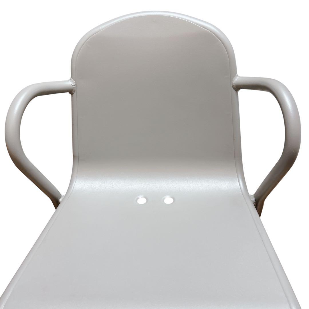 【希少】②IKEA TUNHOLMEN ガーデンチェア 2脚グレー スタッキング