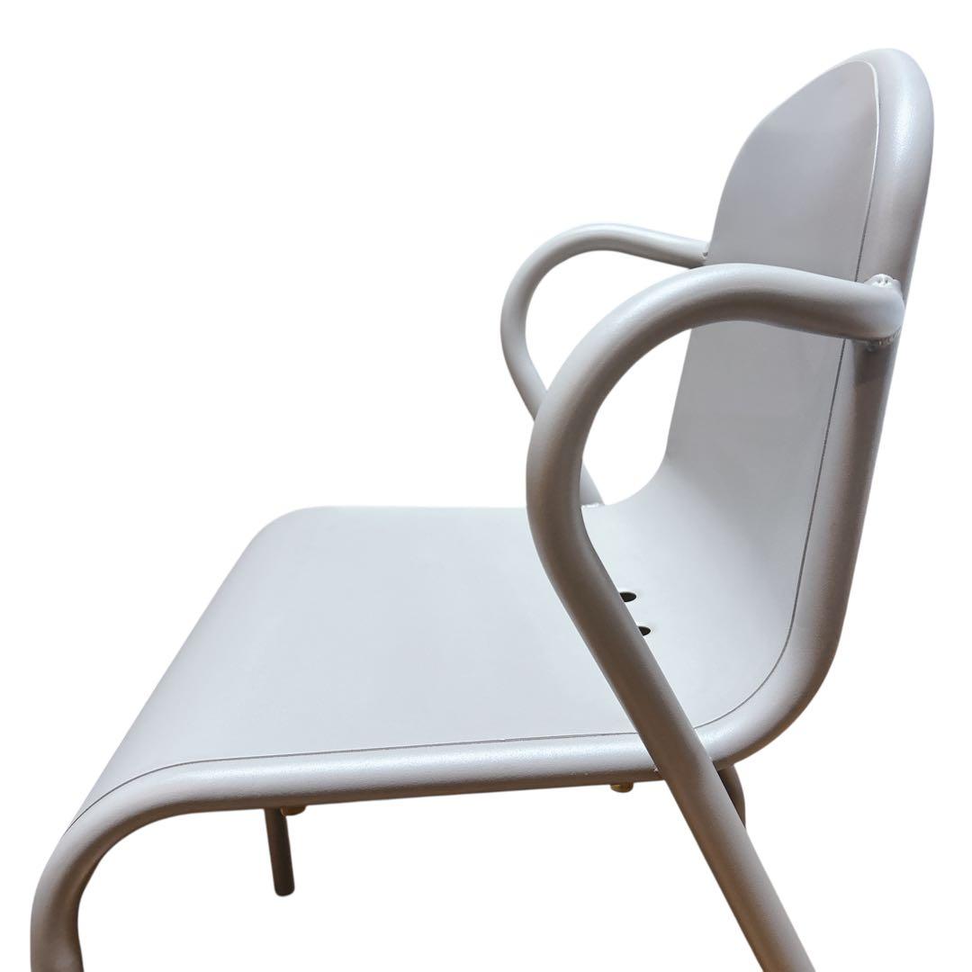 【希少】②IKEA TUNHOLMEN ガーデンチェア 2脚グレー スタッキング