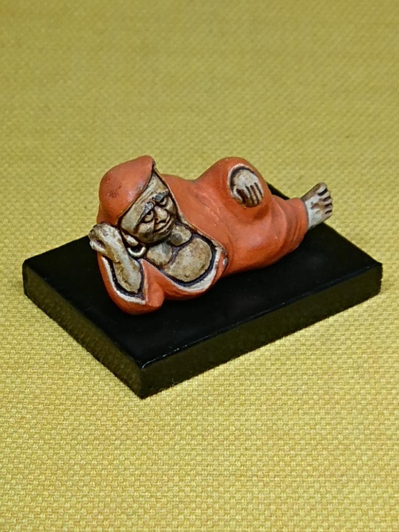 ダルマ　達磨　陶器　オブジェ　置物　インテリア　工芸品　美術品　A1276