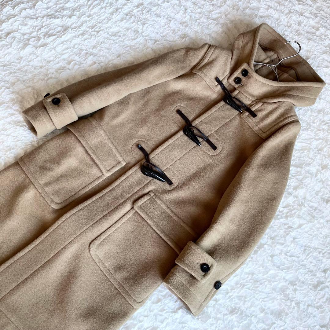 【極美品】HYKE 水牛トグル ロングダッフルコート ベージュ