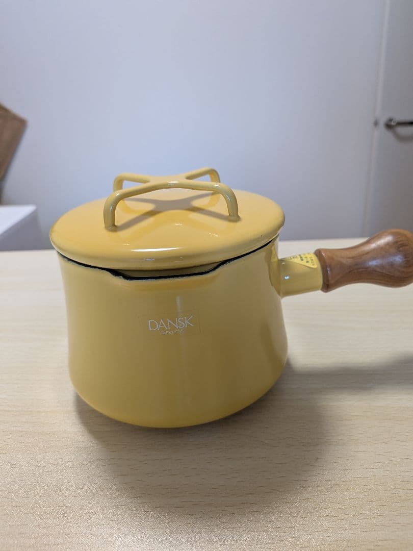 DANSK ダンスク　蓋つき コベンスタイル ソースパン 黄 #02