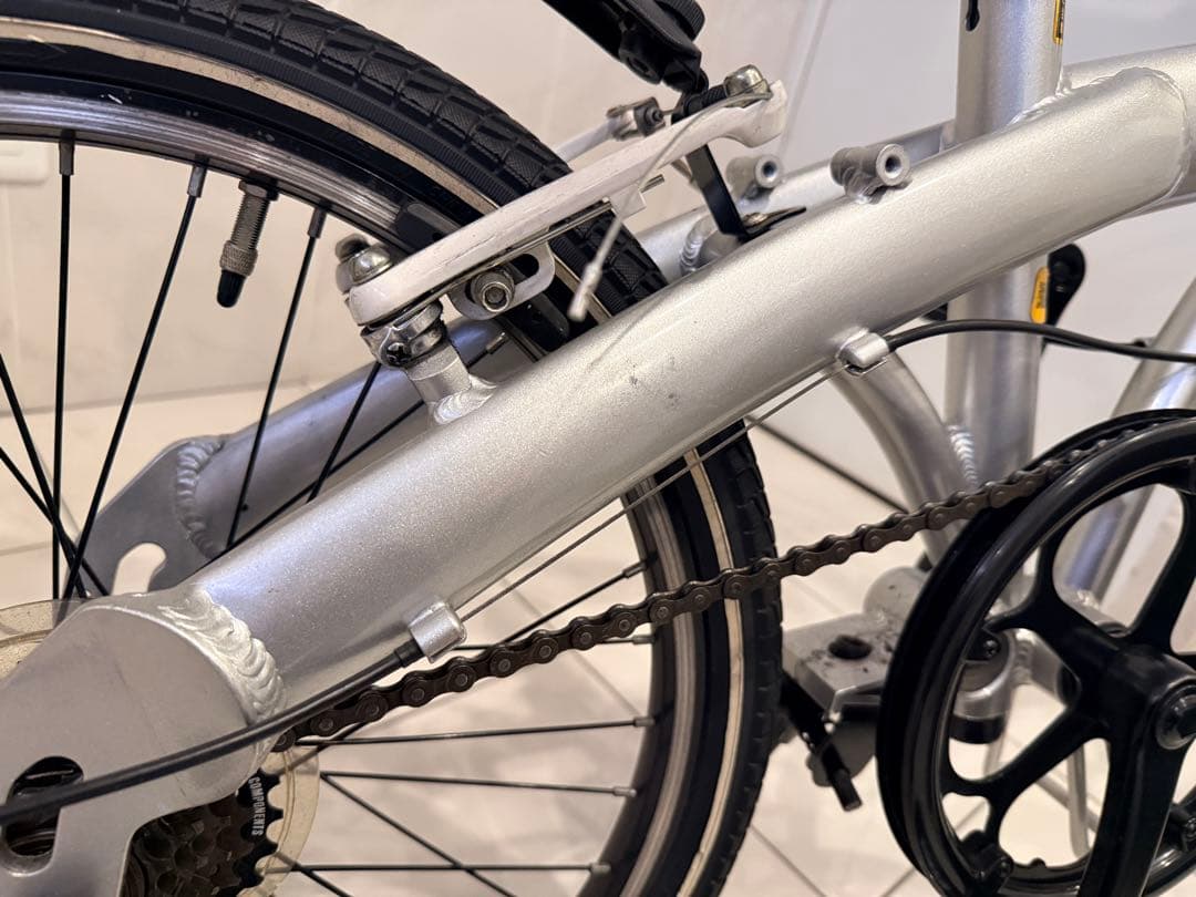 Audi 非売品 折りたたみ自転車 シルバー 美品 アウディ 希少