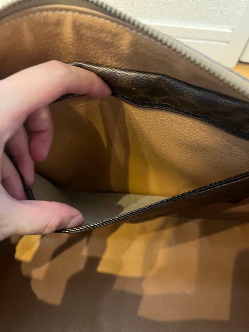 CELINE ヴィンテージ　マカダム　PVC ボストン