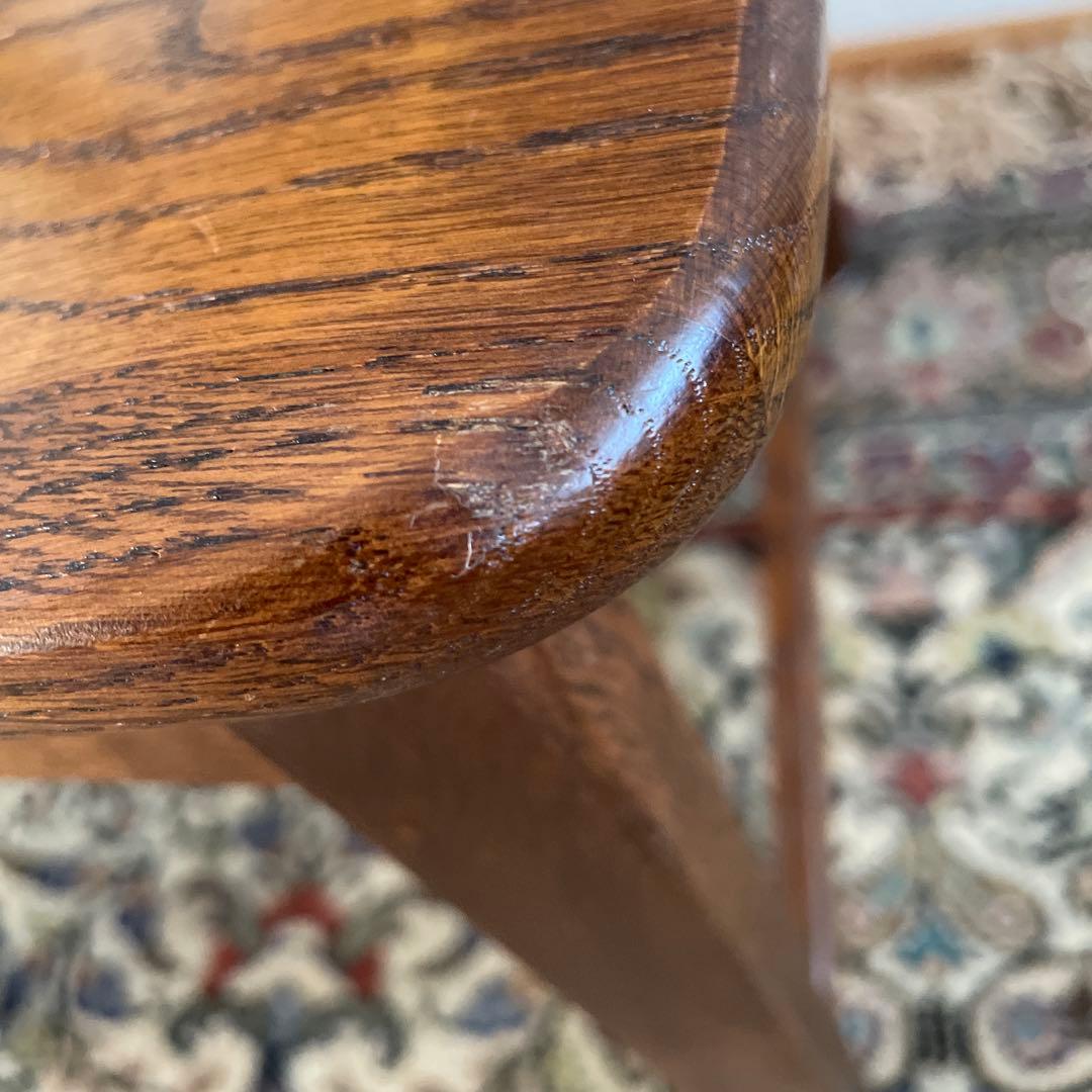 ④ オランダ製　ダイニングチェア　オーク材　無垢材