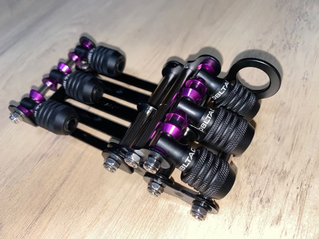 ビットホルダー6P付きベルトループ　パープル