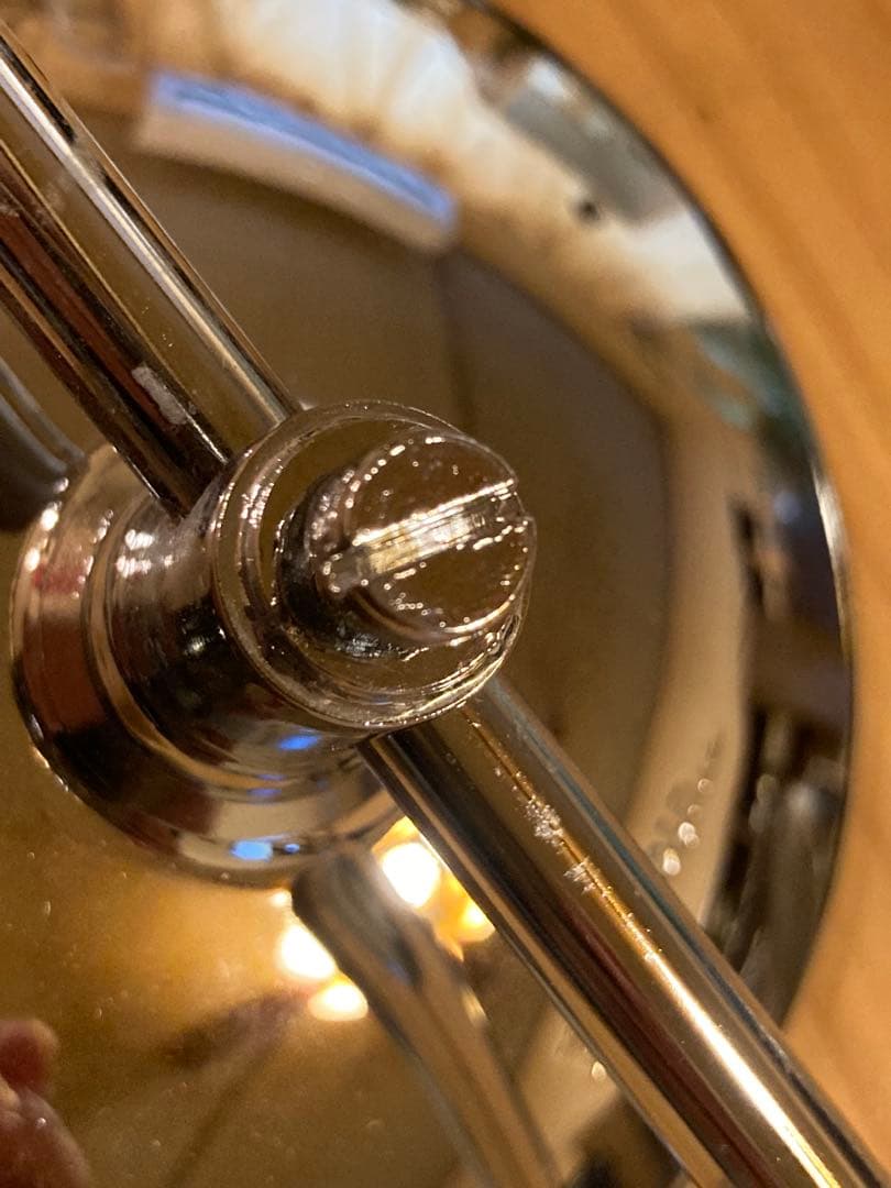 サイドミラー　クローム　ラウンド　２２.２mm クランプ　ビンテージ　左右セット