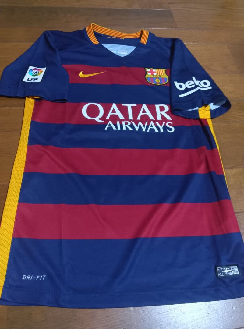 2015-16 バルセロナ　ホーム　ネイマール　11番　美品　当時物　新品未使用