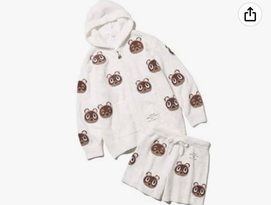 GELATO PIQUE ジェラピケ ルームウェア セットどうぶつの森 たぬきち