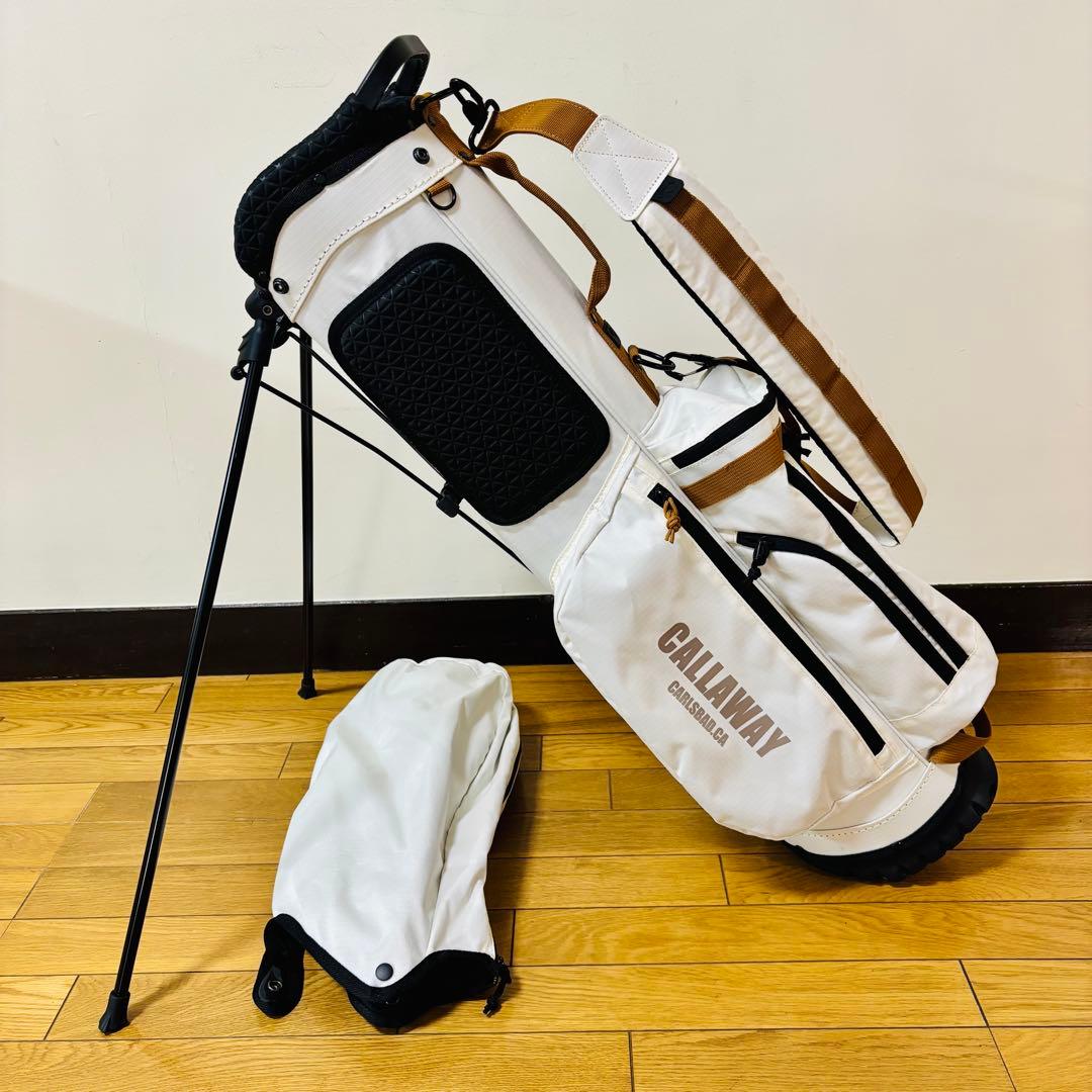 【ほぼ未使用品】CALLAWAY キャロウェイスタンド式　キャディバッグ 送料込