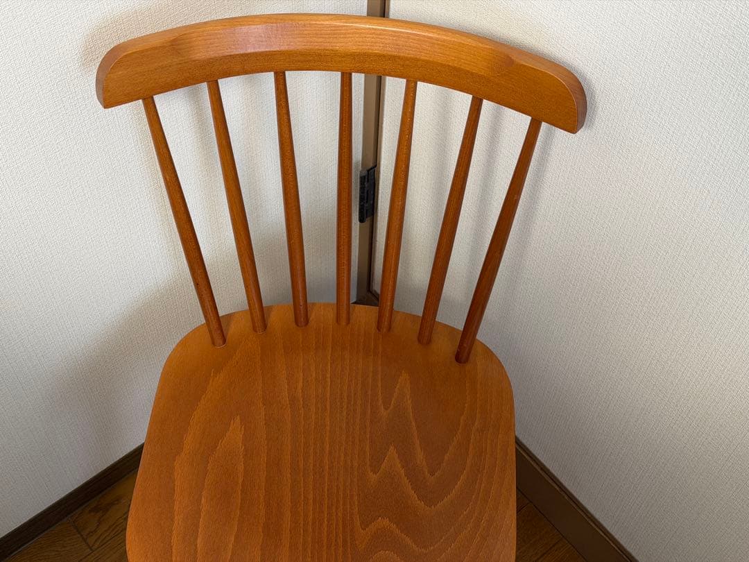 廃盤 TON ダイニングチェア unico 木製 北欧テイスト 椅子　２脚セット