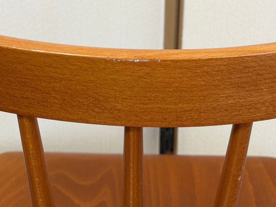 廃盤 TON ダイニングチェア unico 木製 北欧テイスト 椅子　２脚セット