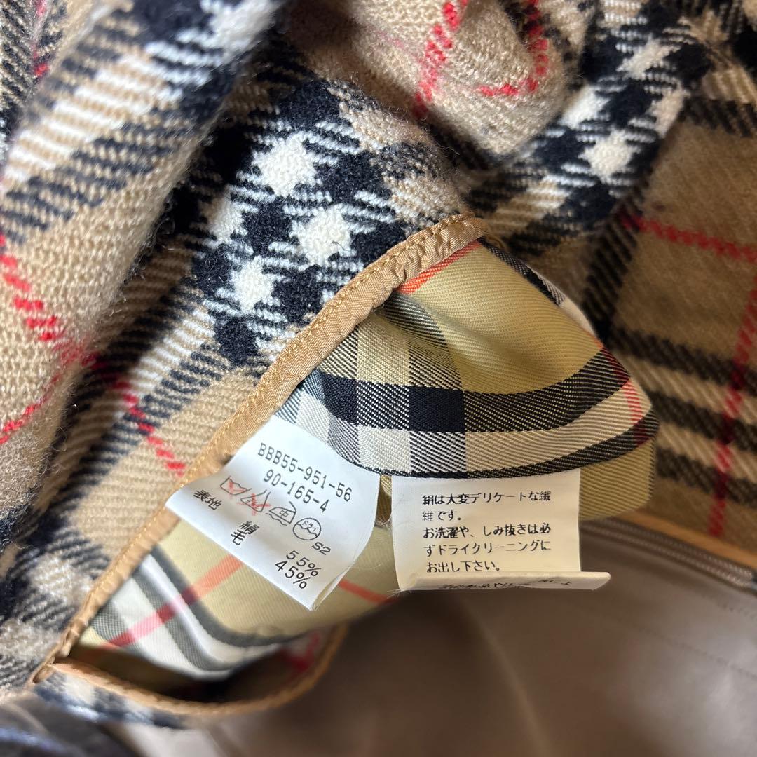 BURBERRYS ノバチェック ライナー付 ステンカラーコート カーキ