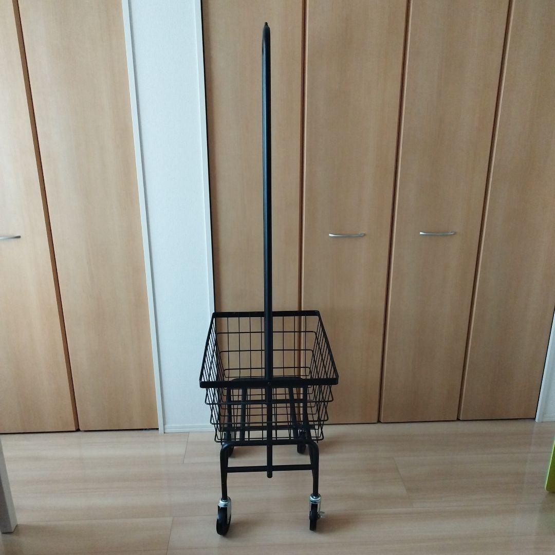 anthem カートハンガー ランドリーワゴン バスケット付きハンガーラック
