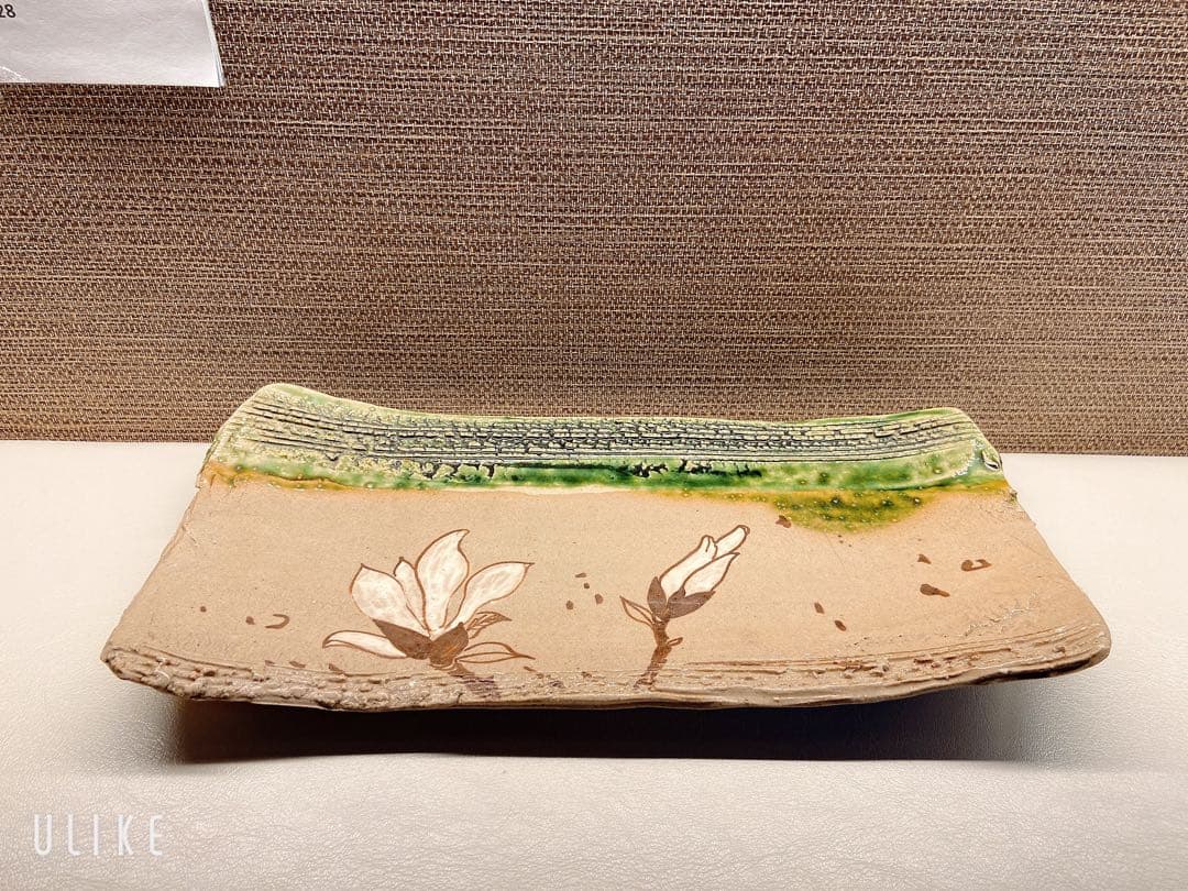 岸本謙仁(きしもとけんにん)作 陶器 大皿(非売品、希少)