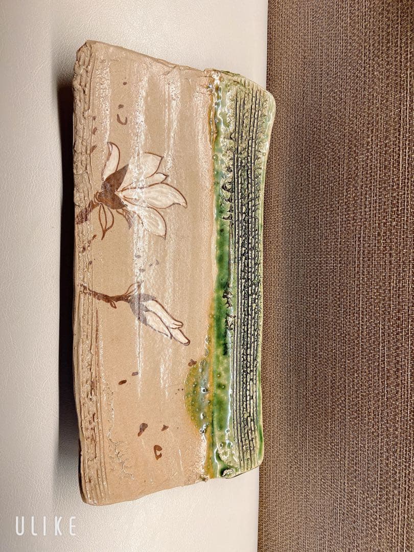 岸本謙仁(きしもとけんにん)作 陶器 大皿(非売品、希少)