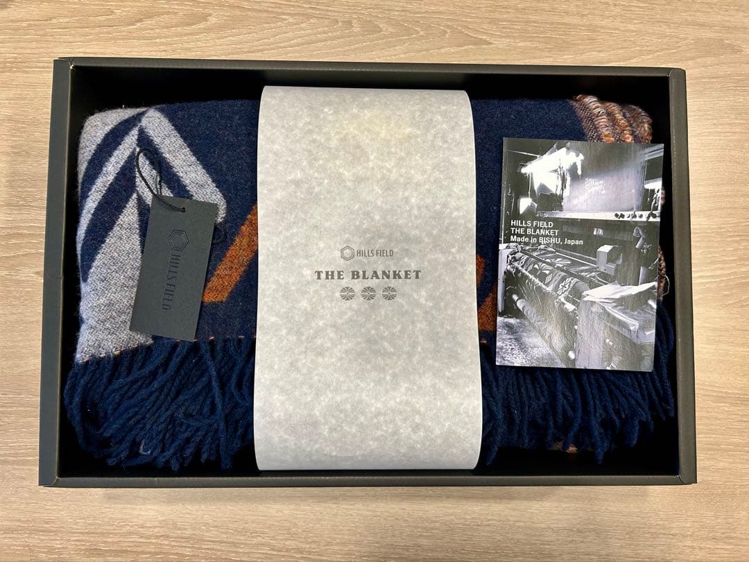 伊豆のぬし釣り ヒルズフィールド ブランケット MIYABIネイビー