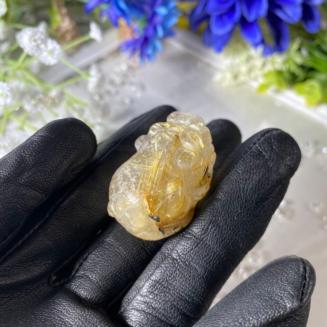 タイチンルチルクォーツ 貔貅