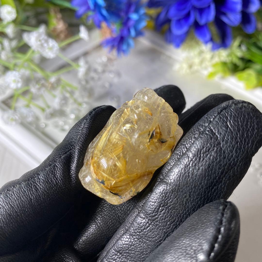 タイチンルチルクォーツ 貔貅