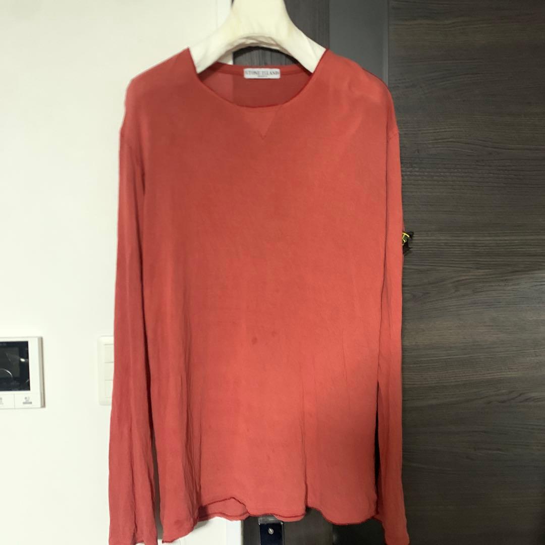 stone  ストーンアイランド ロンT ワッペン メッシュ 00s