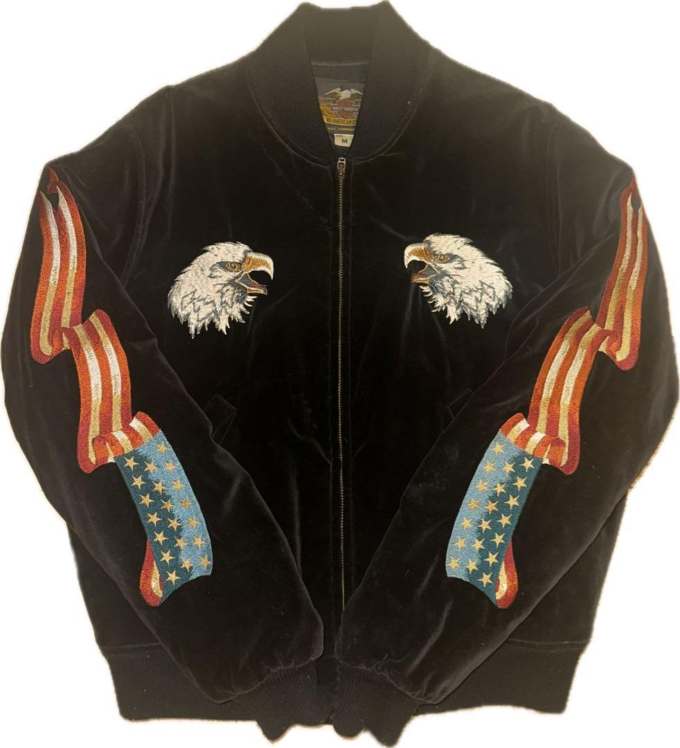 90’s Harley-Davidson ベロアジャケット 別珍